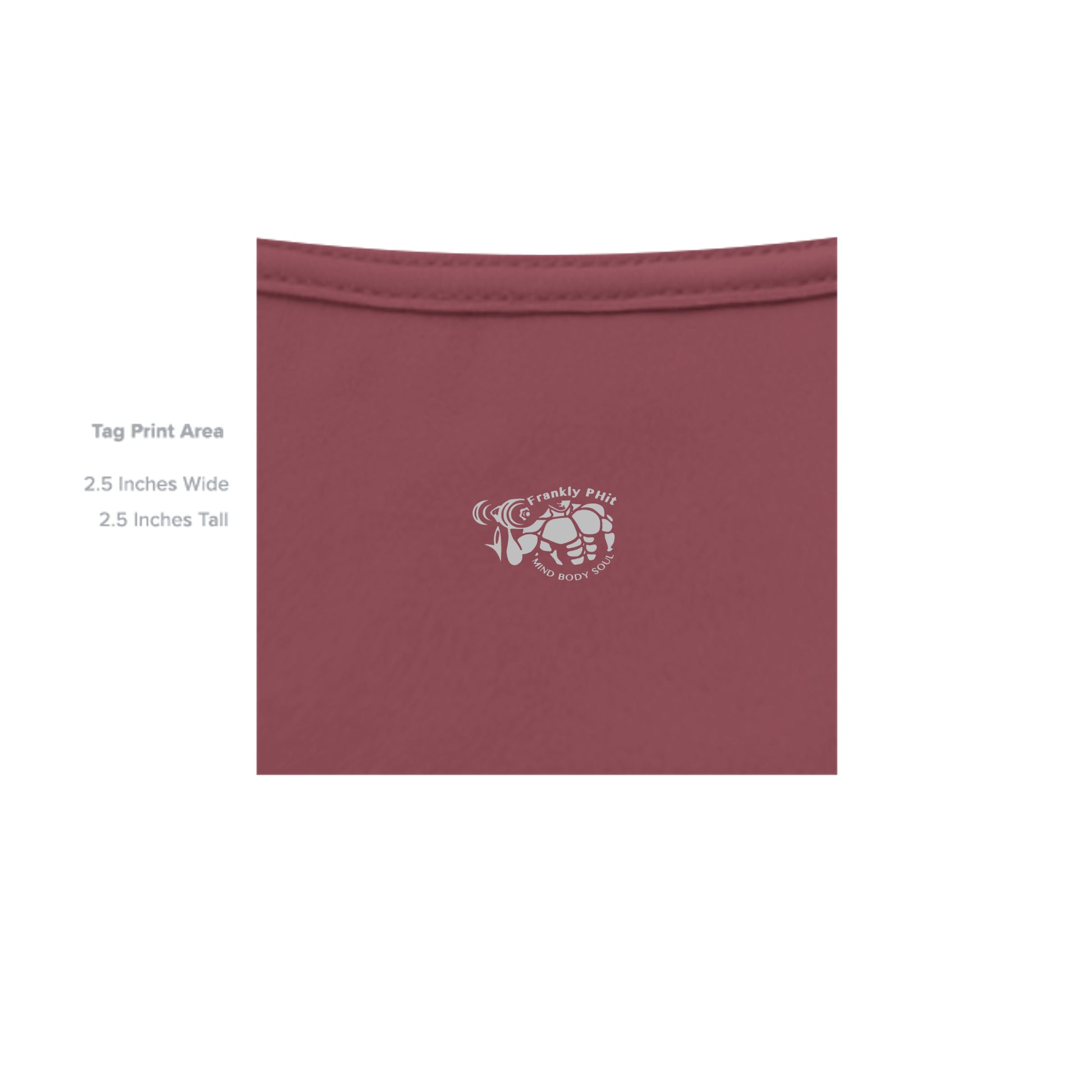 Solid Maroon Triblend - 3413C - INSIDE_TAG_LINE